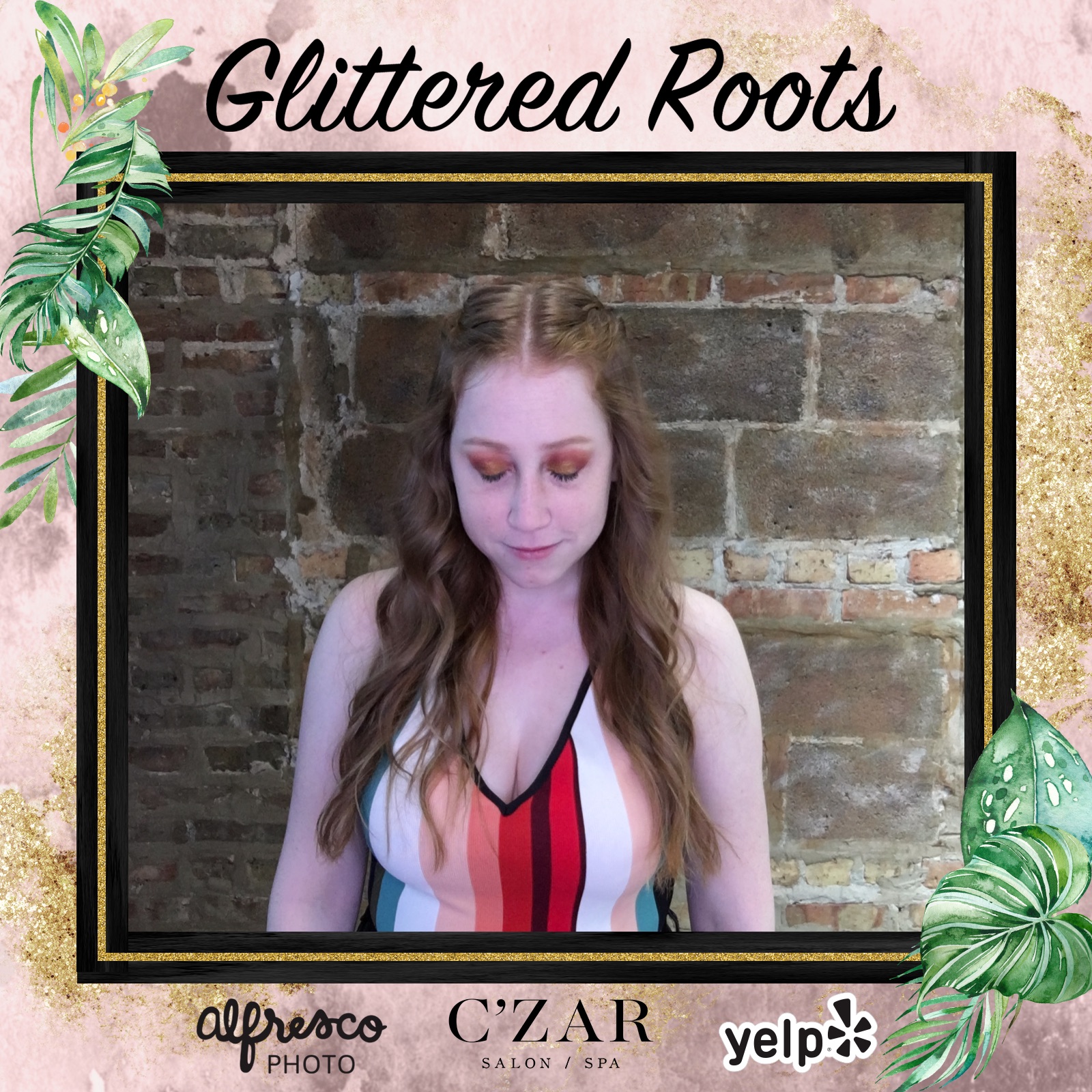 Yelp Elite: Glittered Roots | View more photos from the event at events.alfrescophoto.com/u/AlfrescoPhoto/Yelp-Elite-Glittered-Roots